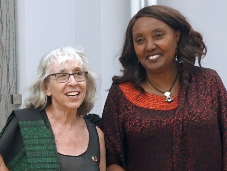 Iva Kaufman and Mirriam Omala-Gauvin